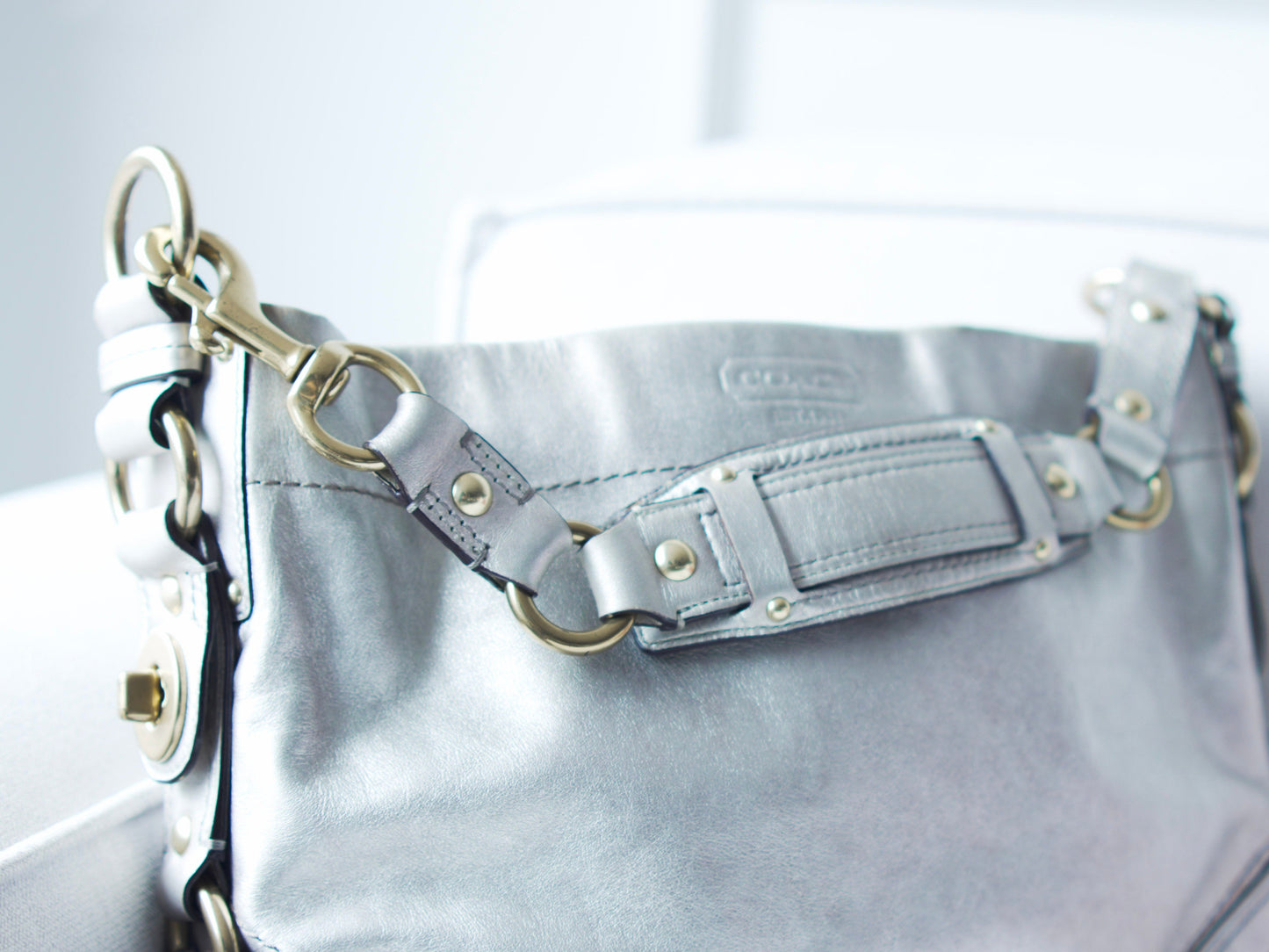 COACH Zoe Shoulder Bag Hobo Tote