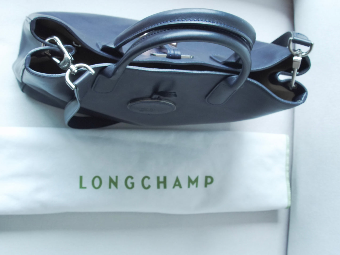 Longchamp Roseau en azul oscuro