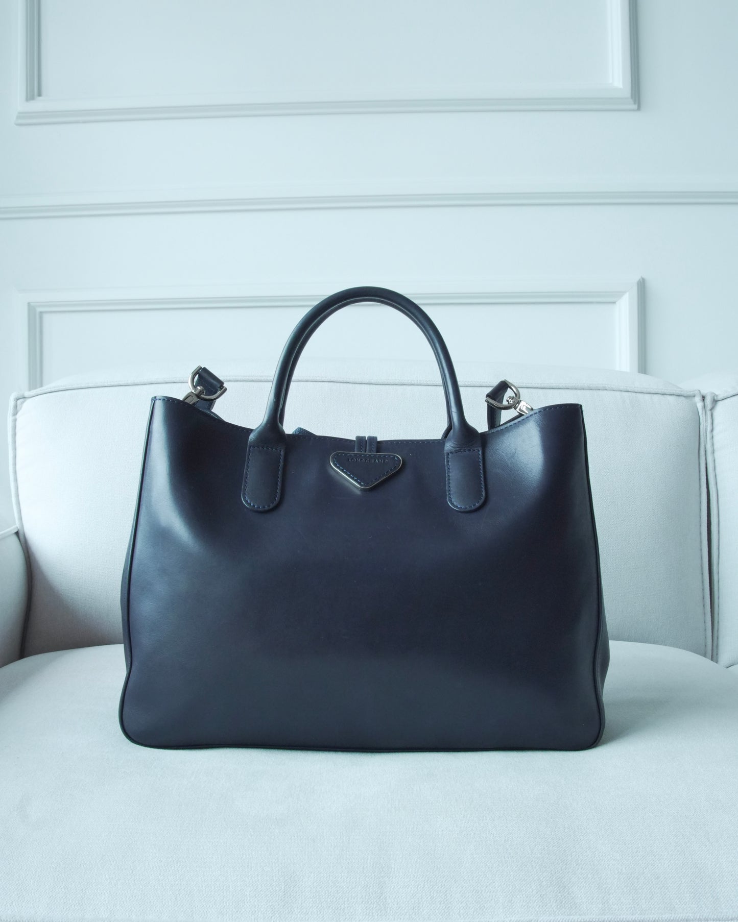 Longchamp Roseau en azul oscuro