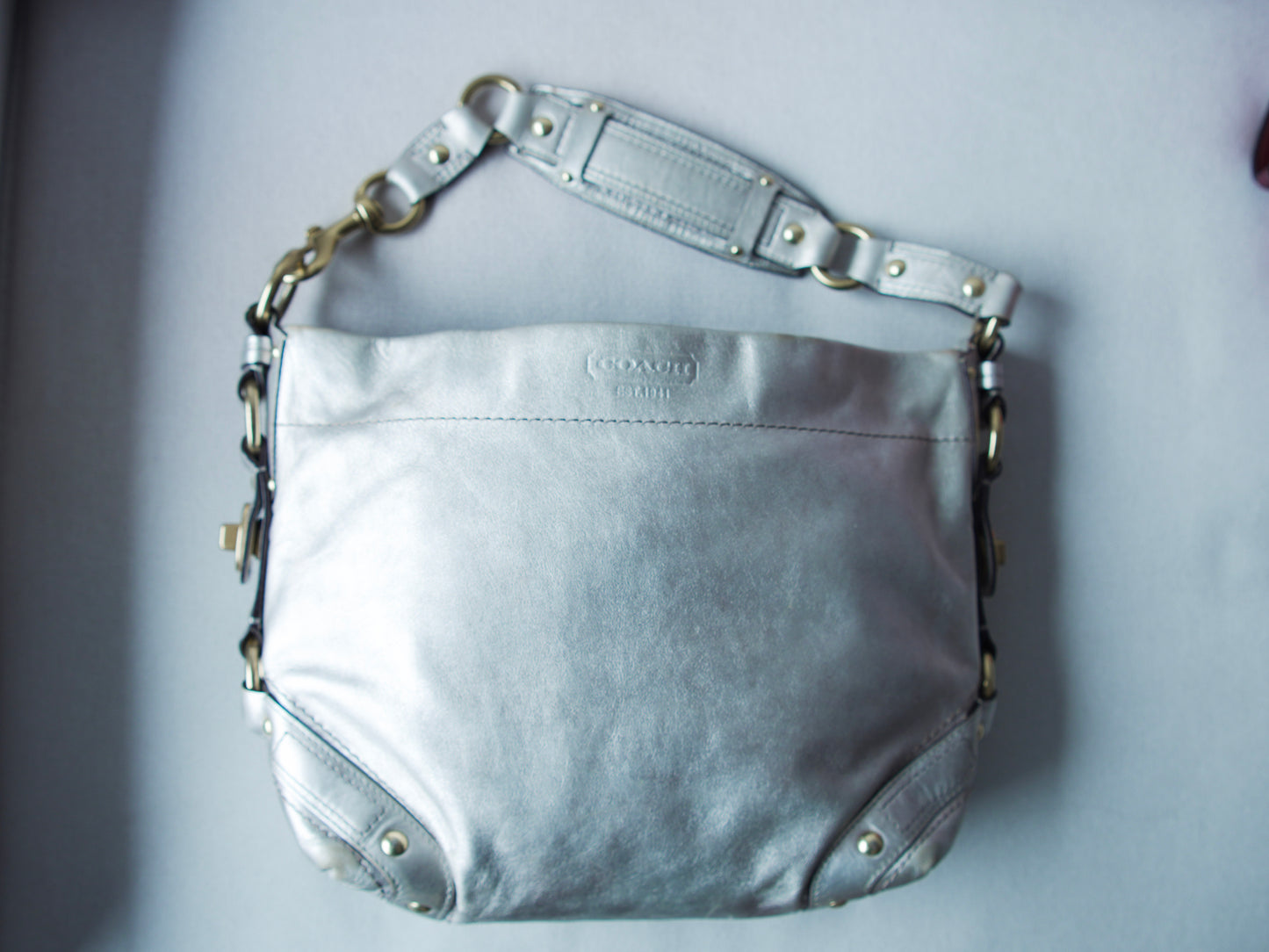 COACH Zoe Shoulder Bag Hobo Tote