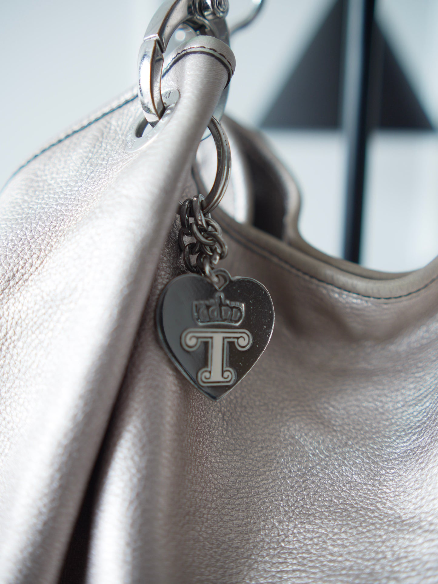 TOUS Bolso de mano plateado