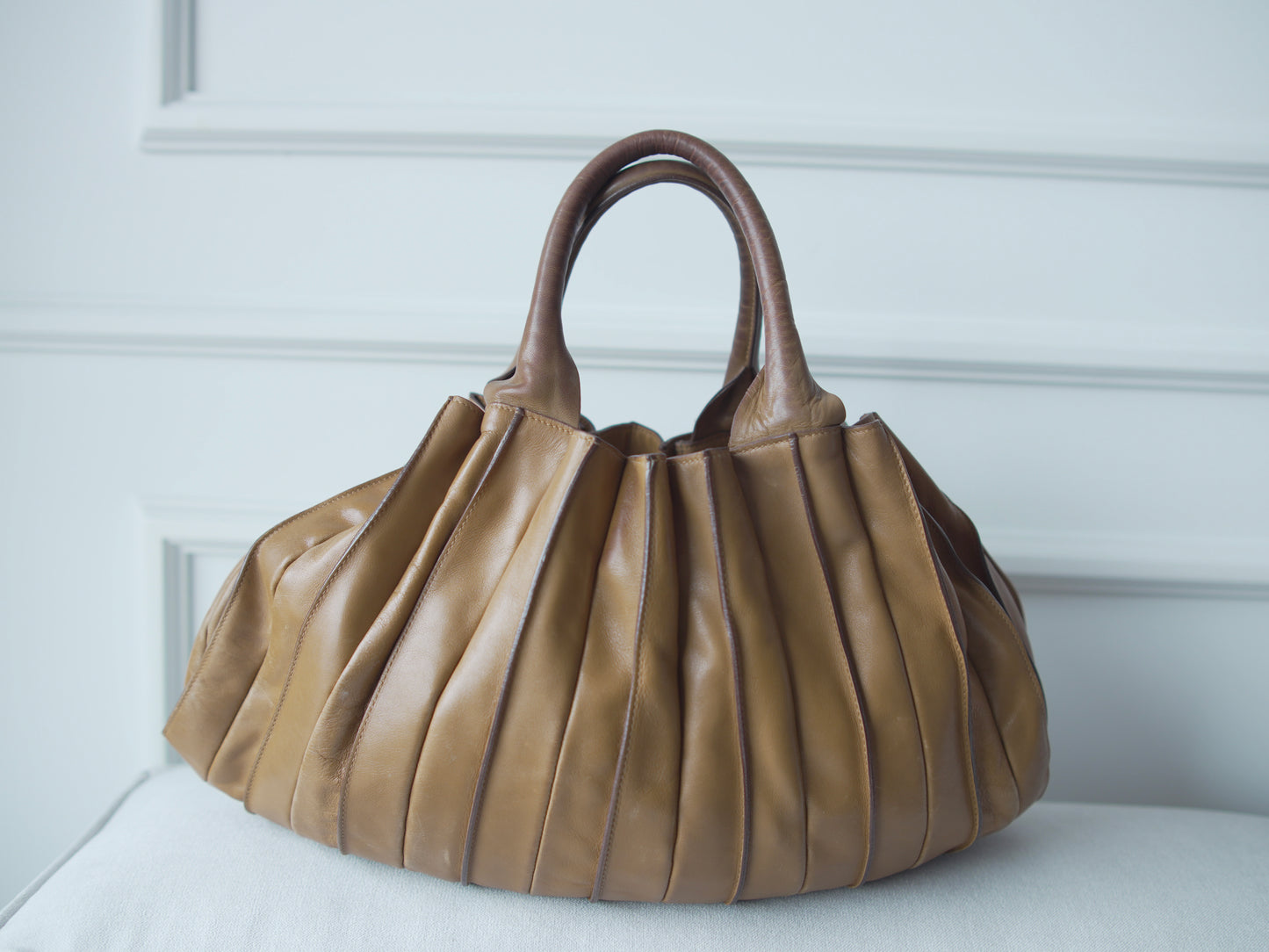 Lupo "abanico" marrón