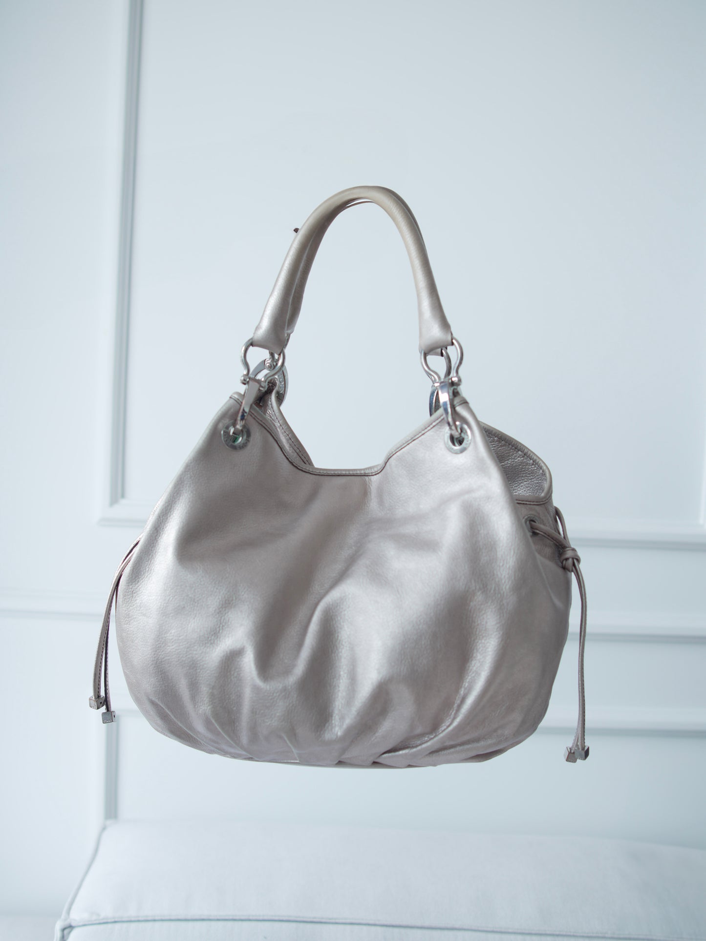 TOUS Bolso de mano plateado