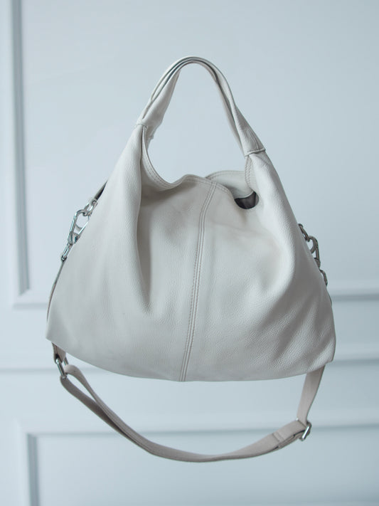 Furla cartera en Piel Suave Gris Claro