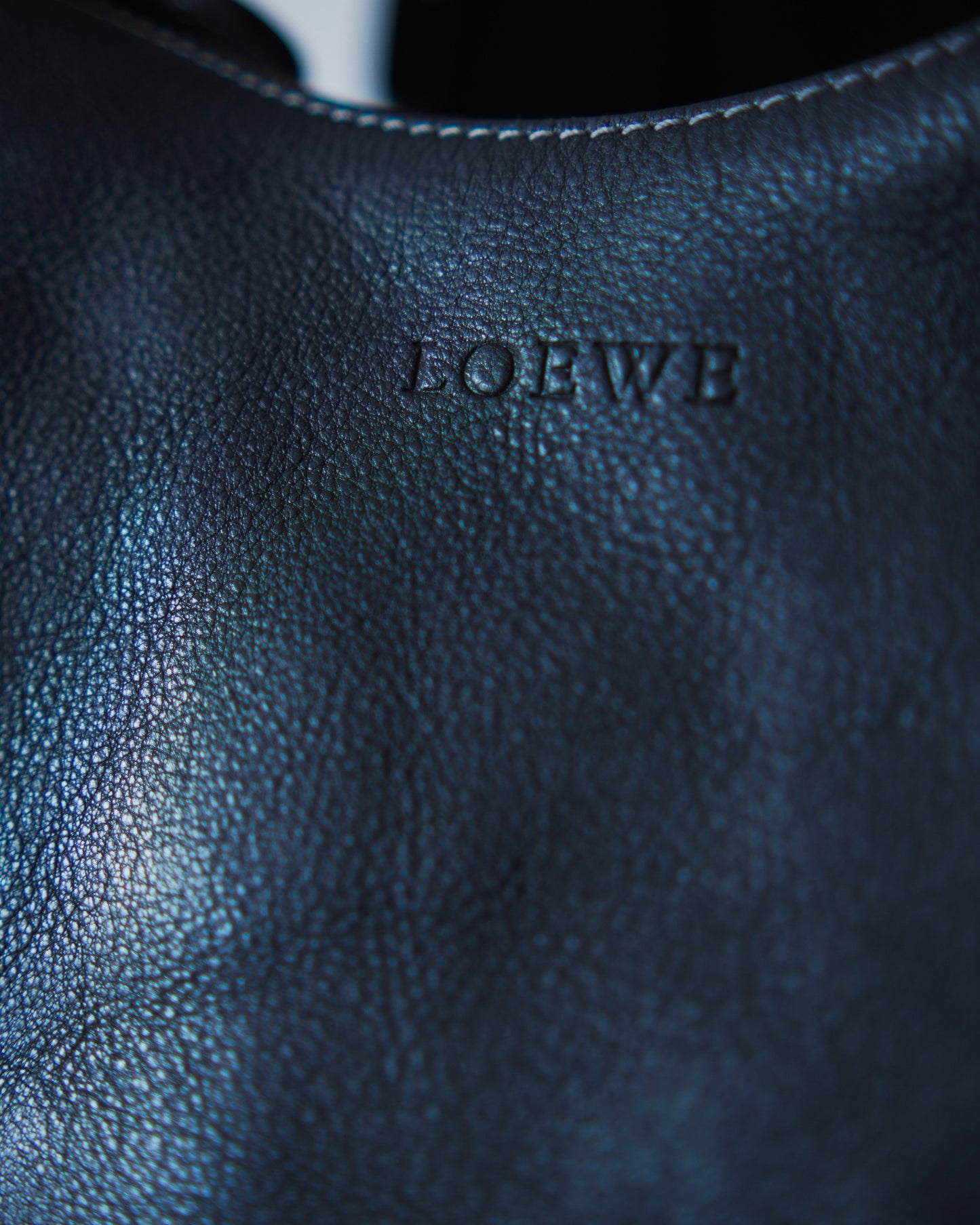Loewe Hobo Black Leather Bag
