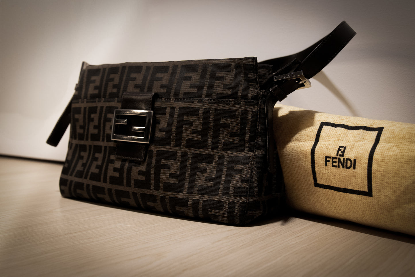 Fendi Baguette zucca Canvas (2000-2010)